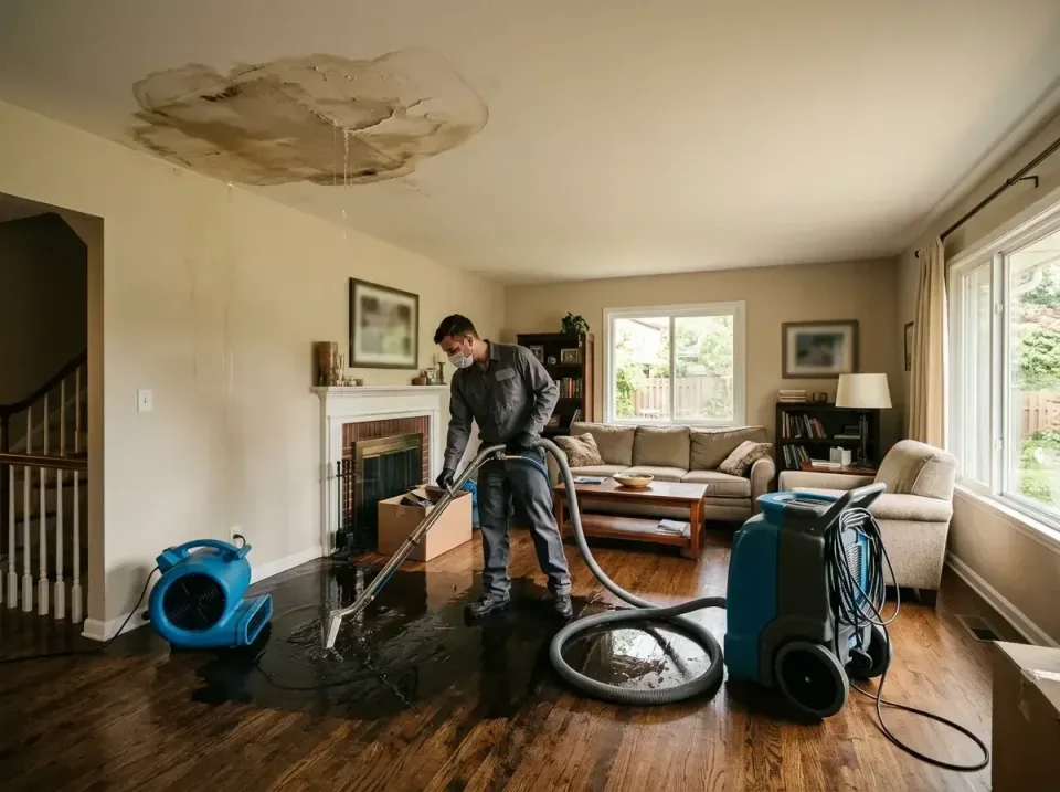 attic-pipe-burst-ceiling-drip-008 — frequently asked questions, Water Damage Restoration & Carpet Care in Vandercook Lake, MI
